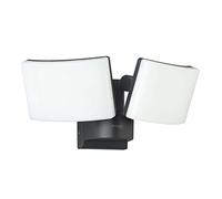 Oktaplex Faretto LED 40 W 230 V bianco caldo 3000 K 3200 lumen applique da esterno orientabile Cali Dos IP65 lampada da esterno a parete bianco per giardini terrazze e verande