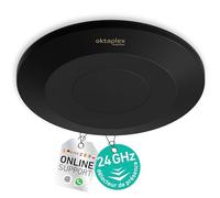 Oktaplex Isa rilevatore di presenza 24 GHz da soffitto nero