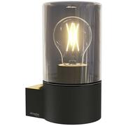 Oktaplex lampada a parete LED IP44 applique da esterno Puno vetro fumé in alluminio antracite 230 V resistente alle intemperie per interni ed esterni