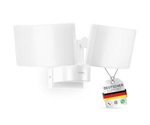 Oktaplex lampada da esterno a parete LED 40 W bianco caldo 3000 K 3200 lumen applique da esterno orientabile Cali Dos IP65 faretto bianco per giardini terrazze e verande 230 V