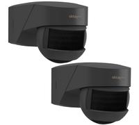 Oktaplex Lea set da 2 sensori di movimento per esterni antracite 12 m