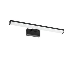 Oktaplex lighting Lampada LED a specchio da parete nera 40cm 4000K bianco neutro 8W 570lm lampada a specchi per bagno