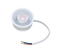 Oktaplex lighting Set di 12 LED modulo GU10 di ricambio piatto, 4,8 W, IP20, 3000K, 380lm, faretto da incasso bianco caldo