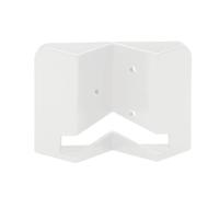 Oktaplex lighting Supporto da parete angolare bianco, adatto per angoli esterni Cali Motion e Posteriore, montaggio angolare