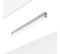 Oktaplex Riga barra LED sottopensile estensibile 54 cm | 810 lm e 9 W, 3000 K bianco caldo su 230 V, finitura bianca con interruttore e collegamento estensibile