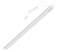 Oktaplex Riva lampada LED da incasso per mobile basso da cucina 1150lm bianco neutro 90cm lampada per mobile basso argento con interruttore illuminazione da cucina 15W 230V