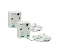 Oktaplex Rosa 2 interruttori crepuscolari da incasso IP65