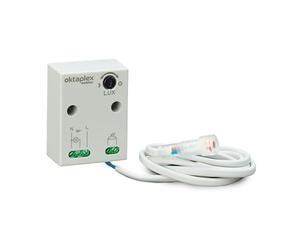 Oktaplex Rosa Mini interruttore crepuscolare da incasso sensore crepuscolare esterno IP65 esterno e interno 230V bianco