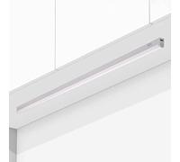 Oktaplex set da 3 Riga barra LED sottopensile estensibile 84 cm | 1170 lm e 13 W, 3000 K bianco caldo su 230 V, finitura bianca con interruttore e collegamento estensibile