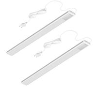 Oktaplex - Set di 2 Riva LED illuminazione sottopensile piatta, 57,5 cm, bianco neutro