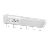 Oktaplex Talin 50cm sottopensile con presa cucina LED 230V 9,7W illuminazione cucina bianco caldo 3000 Kelvin 1085 lumen con interruttore bianco