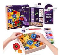 OKTO Art Kit Freedom | Set artistico 3D per decorazioni da parete per la casa, kit artigianali per adulti e adolescenti | Scatola artigianale con argilla modellabile per piante grasse | Kit per hobby