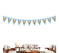 Oktoberfest Banner - Fandochi di da 5,91 pollici per feste a tema tedesco, celebrazioni del festival della birra con funzione decorativa, stendardi per oggetti fotografici per eventi all'apert