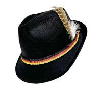 Oktoberfest - Cappelli bavaresi non tessuti, copricapo tedesco classico, accessorio per costume tirolese vintage | Cappello da festa unisex, accessorio culturale elegante per adulti