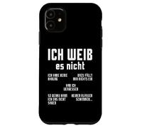 Oktoberfest Ich Weiss Es Nicht Studente tedesco Altoparlante tedesco Custodia per iPhone 11