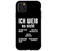 Oktoberfest Ich Weiss Es Nicht Studente tedesco Altoparlante tedesco Custodia per iPhone 11 Pro Max