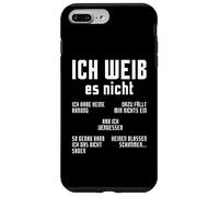 Oktoberfest Ich Weiss Es Nicht Studente tedesco Altoparlante tedesco Custodia per iPhone 7 Plus/8 Plus