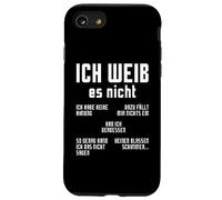Oktoberfest Ich Weiss Es Nicht Studente tedesco Altoparlante tedesco Custodia per iPhone SE (2020) / 7 / 8