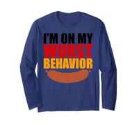 Oktoberfest I'm On My Wurst Behavior Maglia a Manica