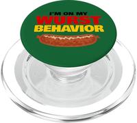 Oktoberfest I'm On My Wurst Behavior PopSockets PopGrip per MagSafe