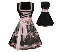 Oktoberfest Outfit per le donne-tradizionali bavarese dirndl con grembiule | del festival folk tedesco, per il festival della birra per donne, di carnevale