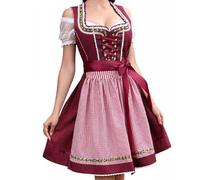 Oktoberfest Outfits Women - Abito Tradizionale Bavarese, Stile Tedesco Dirndl | Abbigliamento Per Feste Del Festival Della Birra, Abbigliamento Carnevale