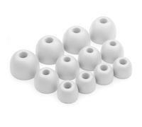 Okuli 12 x Gommini Auricolari in Silicone Ricambio per BEATs Studio Buds, Fit Pro Auricolari Cuffie in Grigio