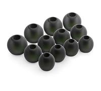 Okuli 12 x Gommini Auricolari in Silicone Ricambio per Fitbit Flyer Auricolari Cuffie in Nero