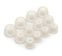 Okuli 12 x Gommini Auricolari in Silicone Ricambio per Jabra Elite 3, 5, 7, 65t, 75t Auricolari Cuffie in Bianco