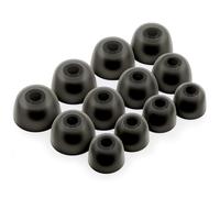 Okuli 12 x Gommini Auricolari in Silicone Ricambio per Jabra Elite 3, 5, 7, 65t, 75t Auricolari Cuffie in Nero