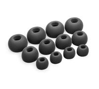 Okuli 12 x Gommini Auricolari in Silicone Ricambio per JBL Tour Pro 2 Auricolari Cuffie in Nero