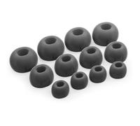 Okuli 12 x Gommini Auricolari in Silicone Ricambio per JBL Tune Buds Auricolari Cuffie in Nero