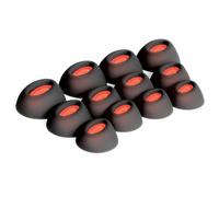 Okuli 12 x Gommini Auricolari in Silicone Ricambio per JBL Tune Flex Auricolari Cuffie in Nero