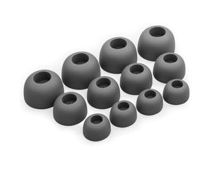 Okuli 12 x Gommini Auricolari in Silicone Ricambio per Samsung Galaxy Buds 3 Auricolari Cuffie in Grigio