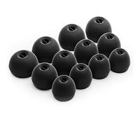 Okuli 12 x Gommini Auricolari in Silicone Ricambio per Sennheiser CX 3.00, 5.00, 6.00, 7.00 Auricolari Cuffie in Nero
