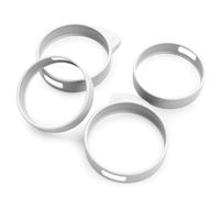 Okuli 4 x Ricambio in Silicone ad Ala per Samsung Galaxy Buds FE Auricolari Cuffie in Bianco