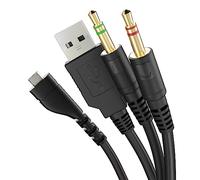 OKULI Cavo Audio di Ricambio per SteelSeries Arctis 3, 5 & 7 Auricolari - 3.5mm + USB