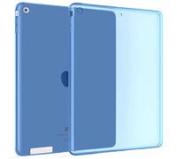 Okuli Trasparente Silicone Protettiva Gomma Caso Custodia per Apple iPad 2, 3 & 4 in Blu