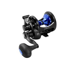Okuma Solterra SLX High Speed Open Top Frame Leva Drag Saltwater Traina Mulinello SLX-10CSb, 380yds-9,1 kg, nero