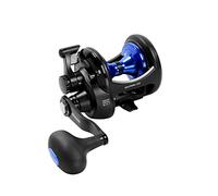 Okuma Solterra SLX High Speed Open Top Frame Leva Drag Saltwater Traina Mulinello SLX-15CSb, 410yds-11.3kg, nero