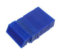 OKUMEYR 15 Pezzi Cera Modellante per Gioielli Blu, Fogli per Incisione e Modellazione di Precisione, per Scultura e Fusione a Cera Persa