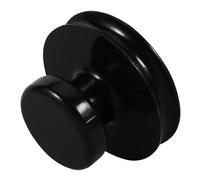 OKUMEYR 2 Pezzi Nepal Singing Bowl Handle Strumento Di Sollevamento Portatile Per Ciotola Tibetana Nera Robusta Impugnatura in Gomma Confortevole