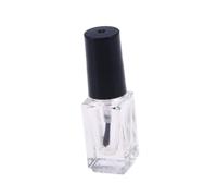 OKUMEYR 20 Bottiglie Vuote per Smalto in Vetro da 5ml, Forma Quadrata, Facili da Trasportare e Visualizzazione del Volume Residuo, per Nail Art e Viaggi di Lavoro