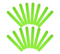 OKUMEYR 25 Pezzi Bastoncini per Mescolare Riutilizzabili in Plastica Verde, Abbassalingua da Laboratorio per Esami Orali, Spatole Professionali per Uso Medico e Pediatrico