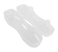 OKUMEYR 3 Pezzi Portaocchiali Trasparenti per Occhialini Professionali Nuoto in Plastico Design Compatto e Portatile, per Piscina Adulto e Atmosfera Estiva
