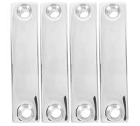 OKUMEYR 4 Pezzi Morsetto per Cinghia 38mm in Acciaio Inox Argento | Copertura Barca e Tenda Marina, Collegamento Sicuro, Leggero, Montaggio Semplice, Uso Esterno