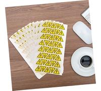 OKUMEYR 400 Pezzi Etichette Adesive Sicurezza Elettrica Triangolo Giallo Impermeabili Resistente AI Graffi per Scatole Elettriche e Pannelli Esterni