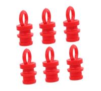 OKUMEYR 6 Pezzi Tappi in Gomma Per Pali Di Recinzione Cono Stradale Tappi Decorativi Per Pali Di Guardrail Per Esterni