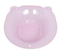 OKUMEYR Bacinella per Sitz Bath in Pp Rosa per Donna Design Unico e Pratico, Vasca per Toilette per Post Parto e Femminile