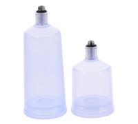 OKUMEYR Contenitori per Pigmenti per Aerografo 2 Pezzi Bottiglie Spray in Plastica da 20ml e 40ml Spruzzo Preciso e Ricambi per Lavori di Pittura